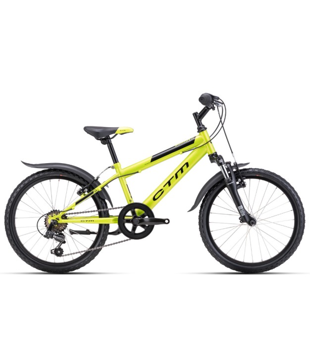CTM Scooby 2.0 Kids 16'' Bike, Matt Lime