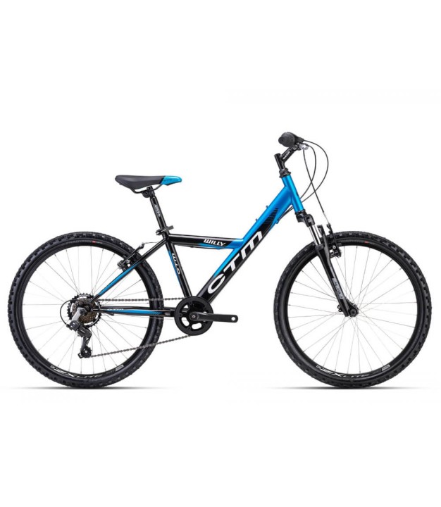 CTM Willy 24'' Kids Bike, Blue/Black
