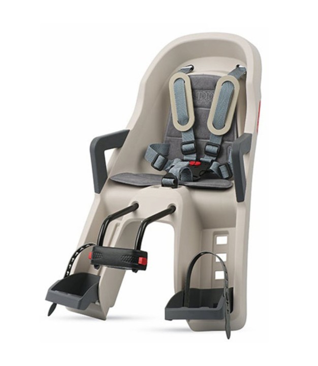 Polisport Guppy Mini Front Child Seat, Cream/Grey